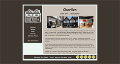 Desktop Screenshot of charliescafebar.co.uk
